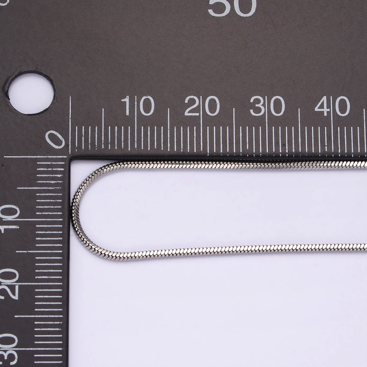Stainless Steel 1.2mm Dainty Snake 18 Inch Layering Chain Necklace | WA-2267 Clearance Pricing