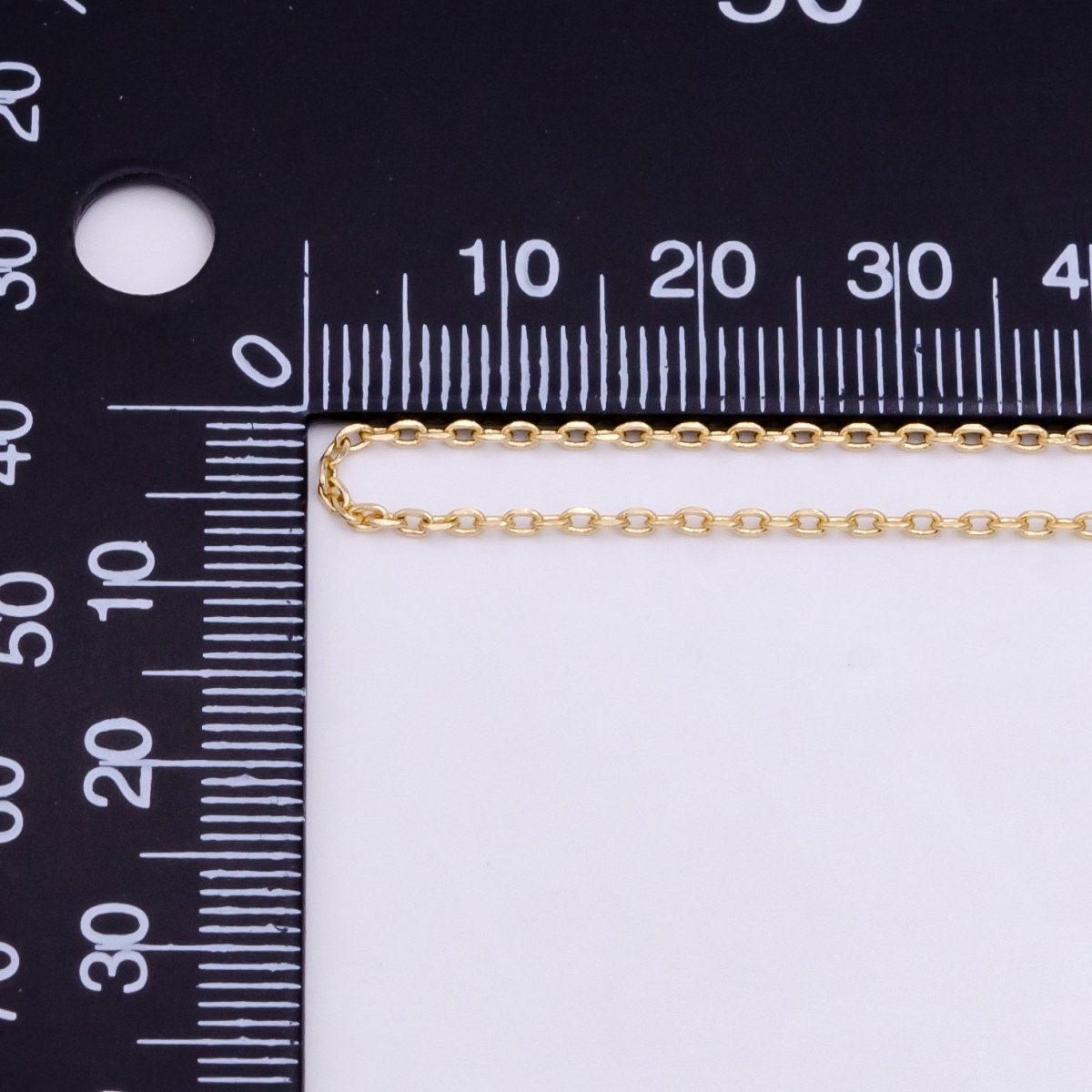 Stainless Steel 1.3mm Cable Chain 18 Inch Layering Necklace w. Extender | WA-2257