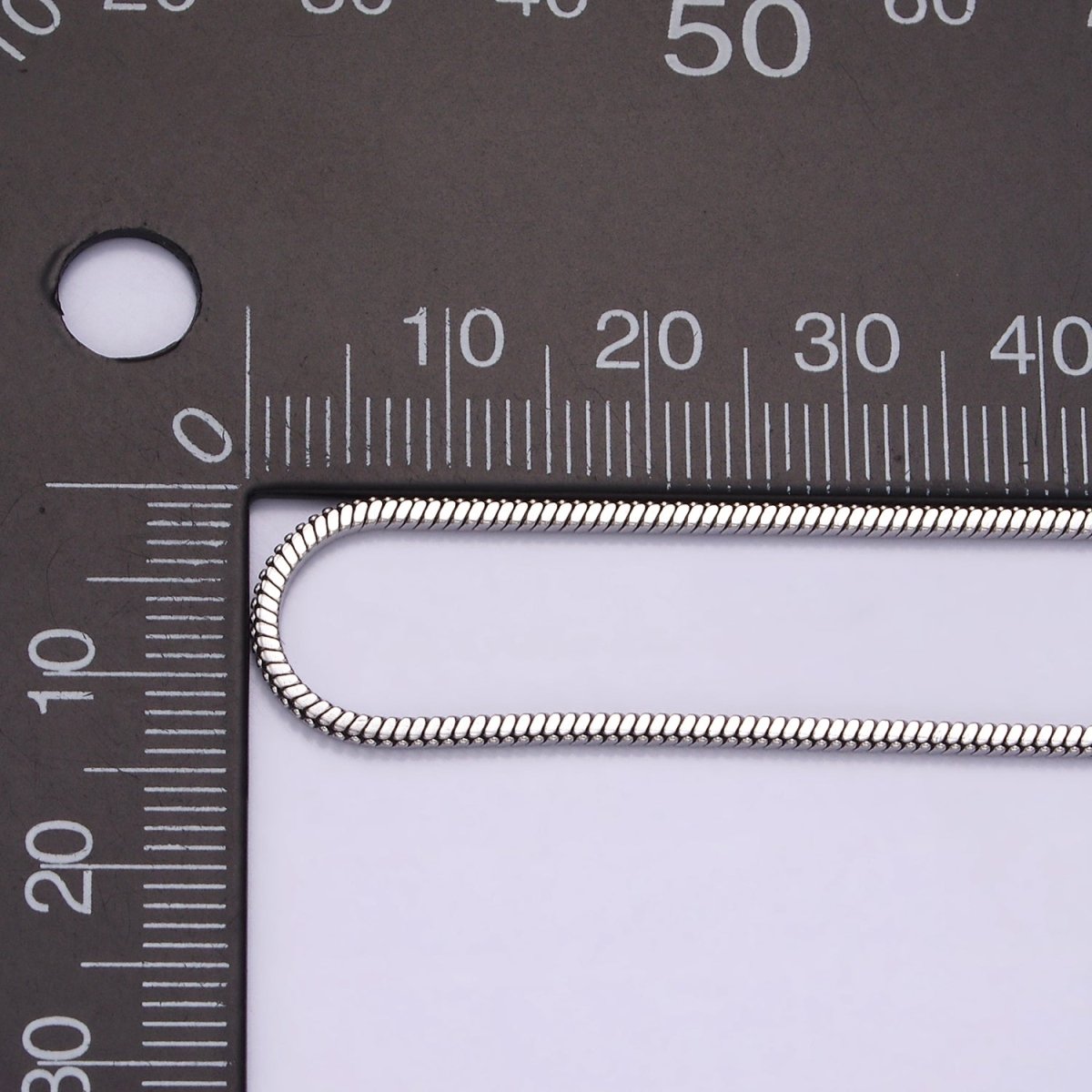 Stainless Steel 1.5mm Dainty Snake Chain 18 Inch Layering Necklace | WA-2269 Clearance Pricing