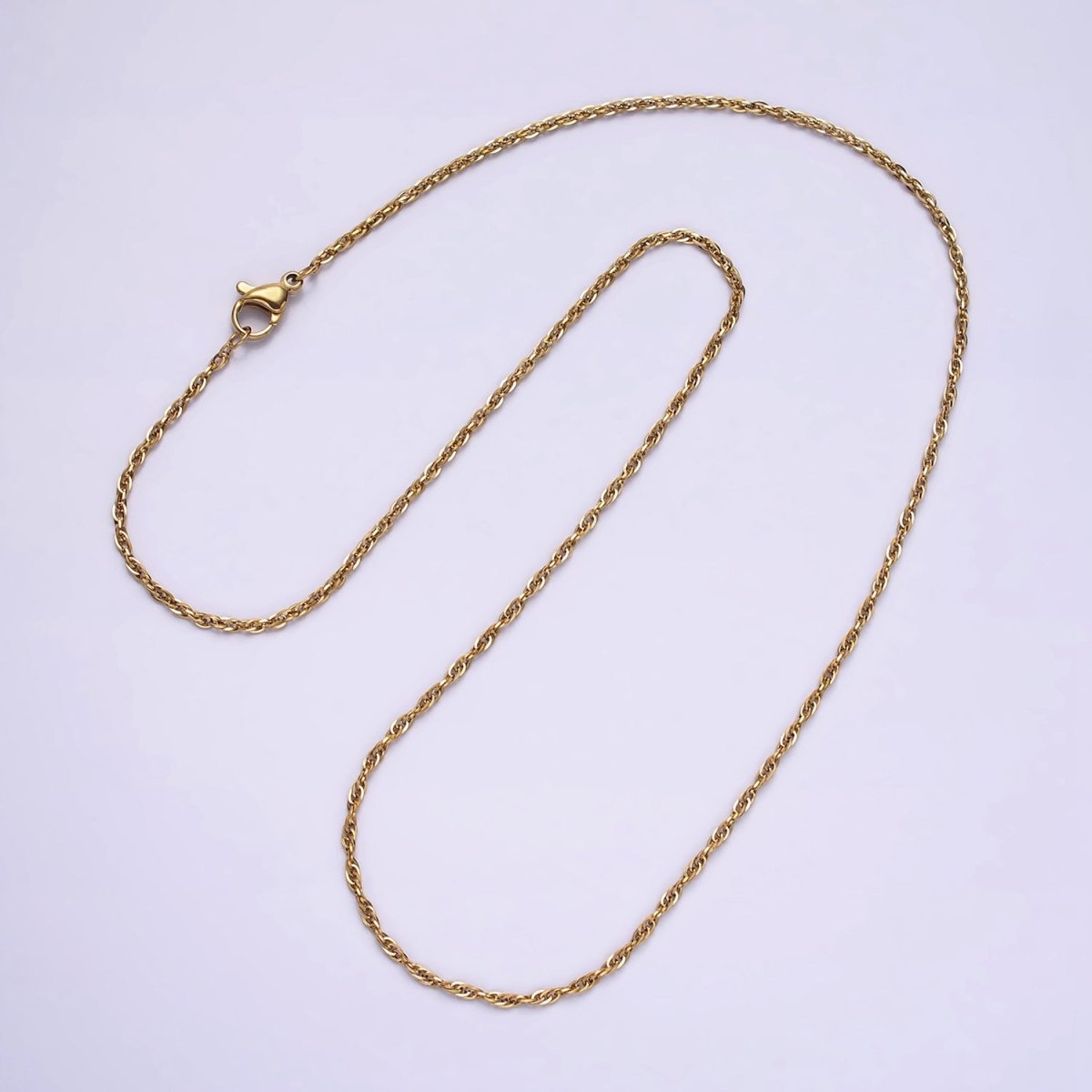 Stainless Steel 1.5mm Multiple Cable Unique 18 Inch Layering Chain Necklace | WA-2004 Clearance Pricing