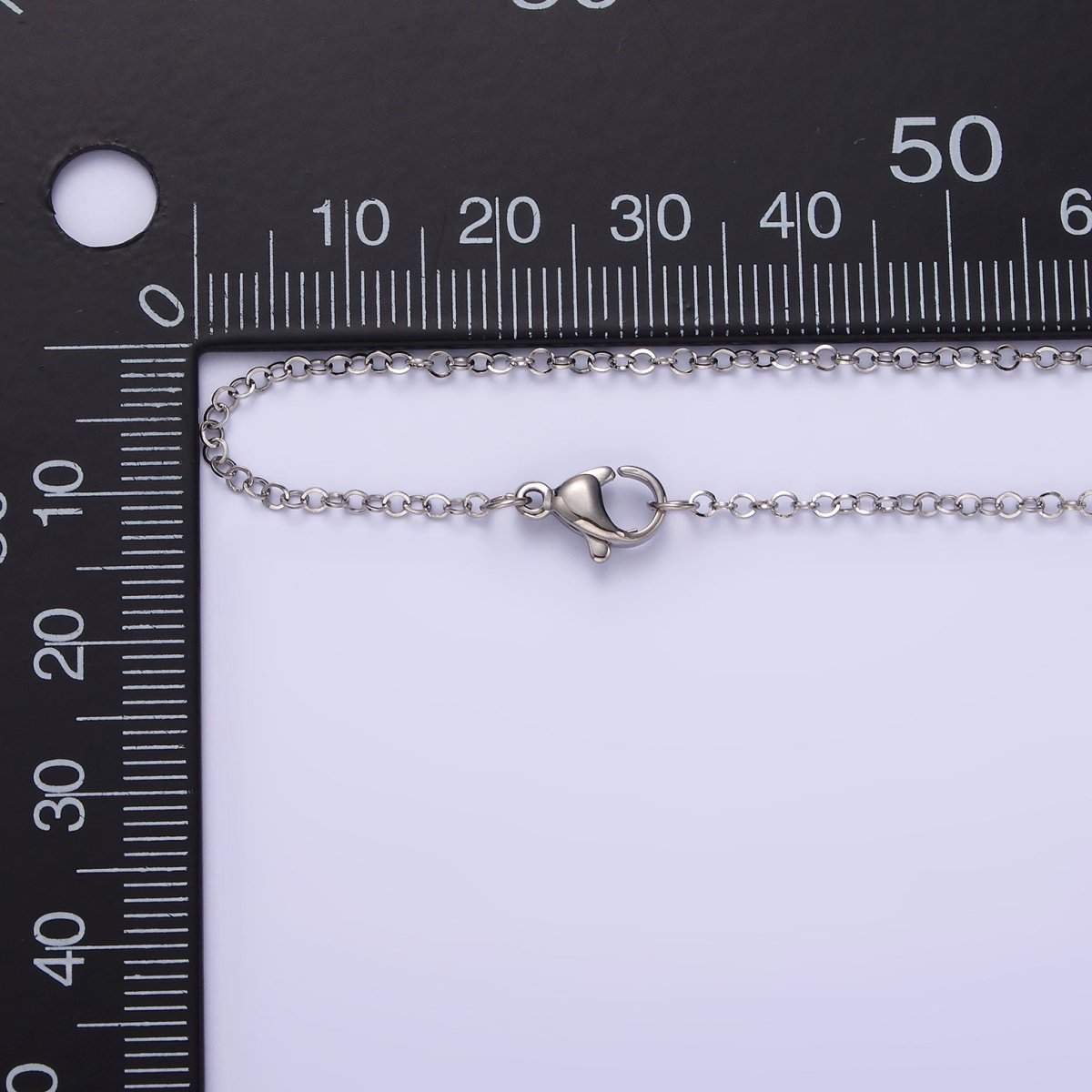 Stainless Steel 1.5mm Rolo 18 Inch Minimalist Layering Chain Necklace | WA-2109 Clearance Pricing
