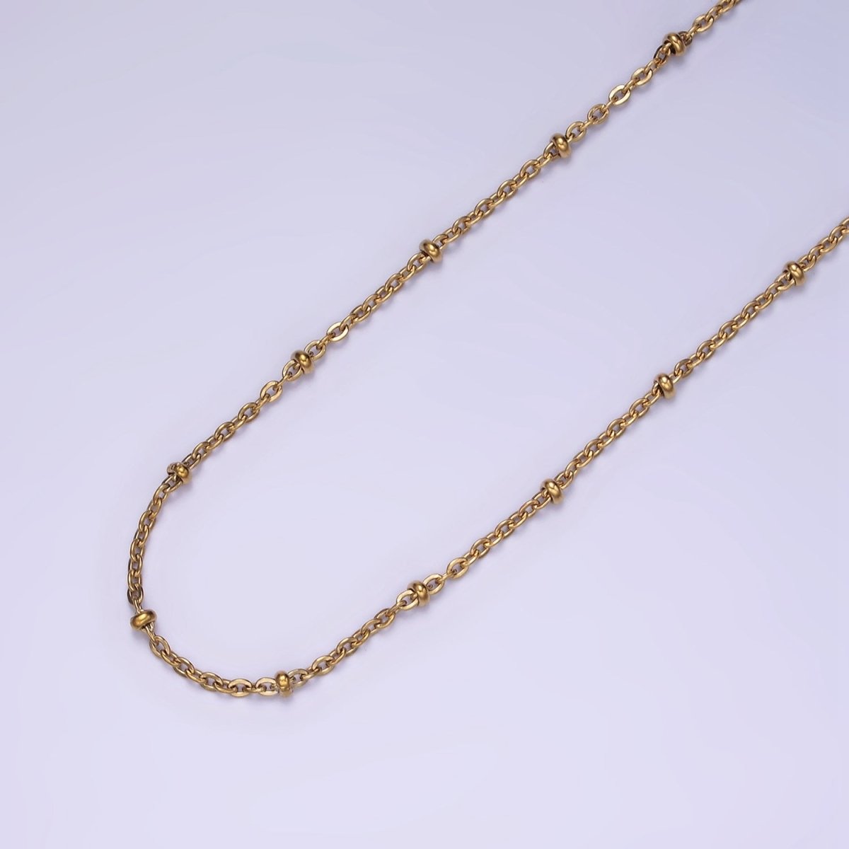 Stainless Steel 1.5mm Satellite Cable Unfinished Chain by Yard | ROLL-1507