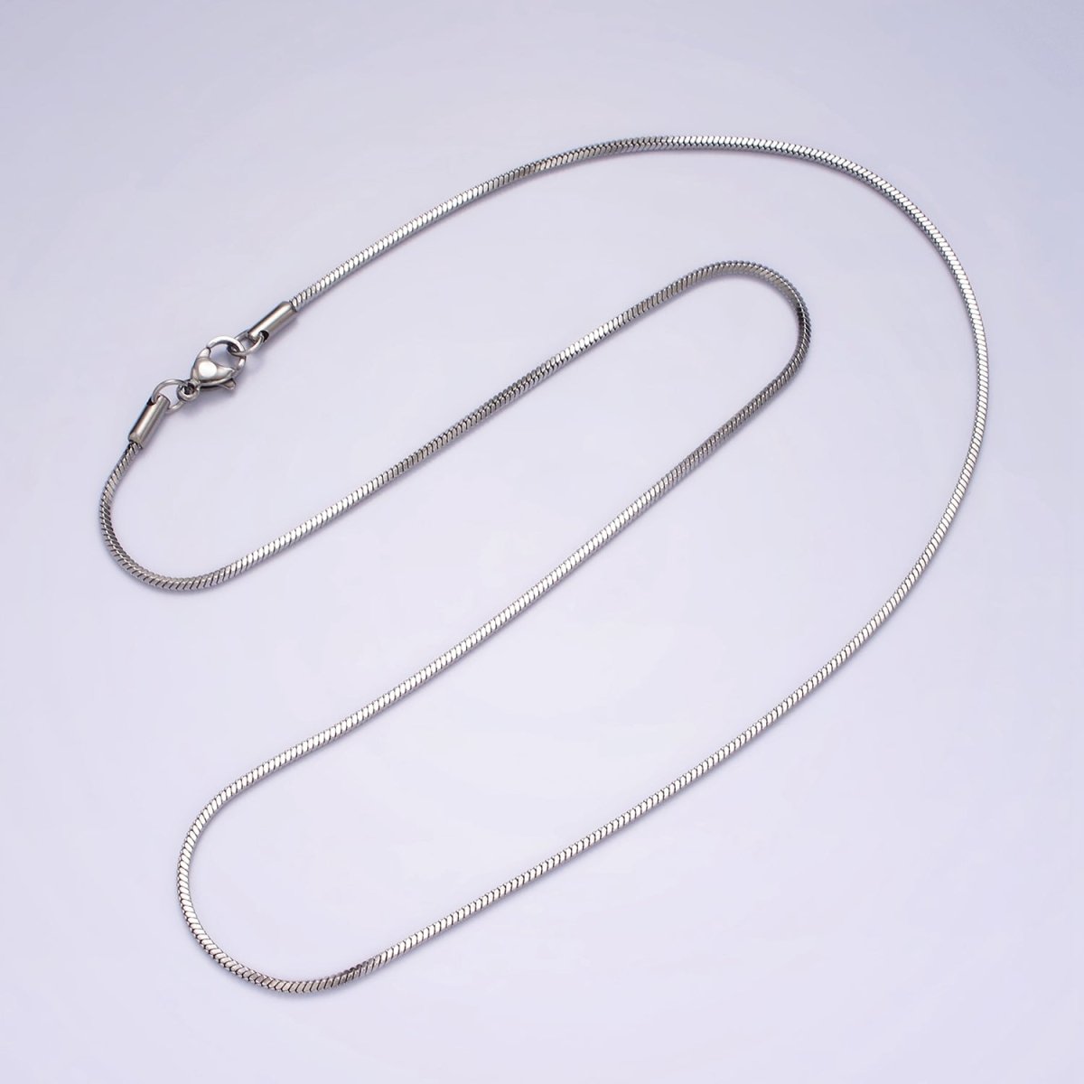 Stainless Steel 1.5mm Snake Chain 20 Inch Layering Necklace | WA-2270 Clearance Pricing