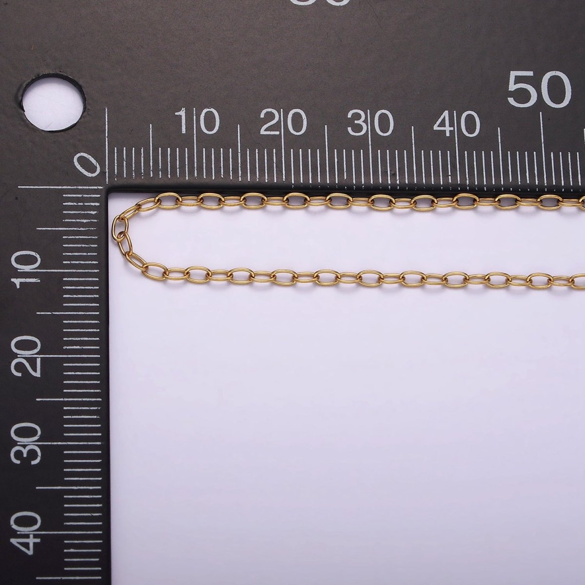 Stainless Steel 1.8mm Cable Minimalist 17.7 Inch Necklace | WA-2365