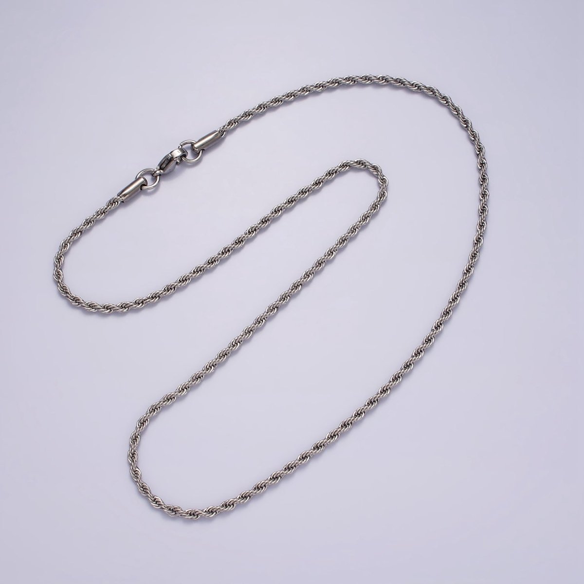 Stainless Steel 1.8mm Rope Chain 18 Inches Necklace in Gold & Silver | WA-2338 WA-2339