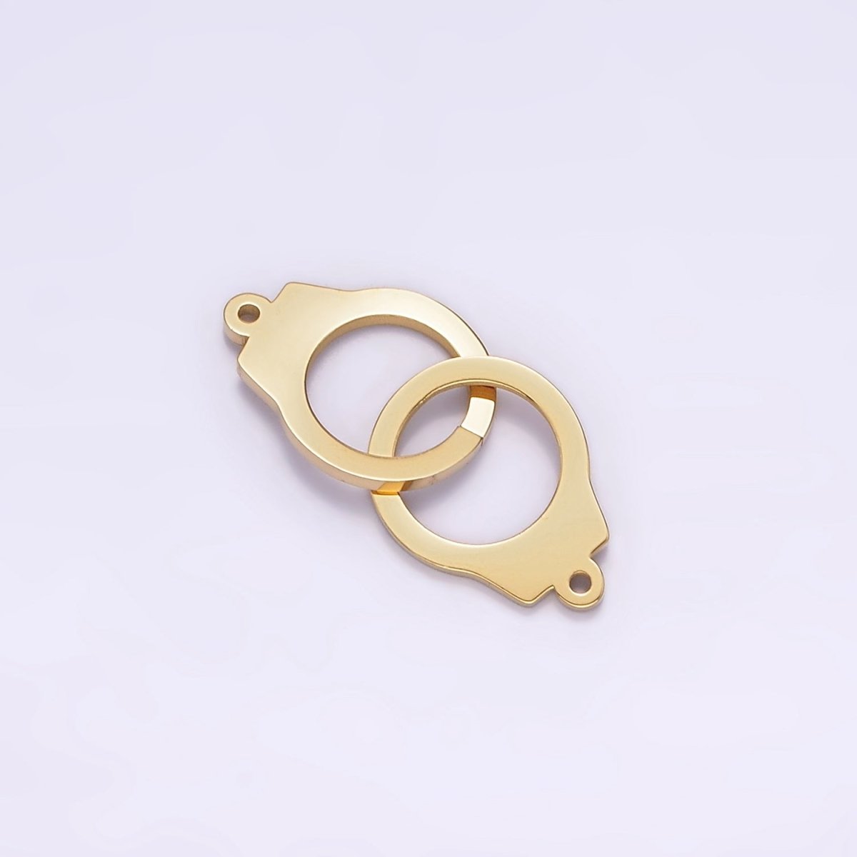 Stainless Steel 20mm Double Hand Cuff Minimalist Connector | P1254