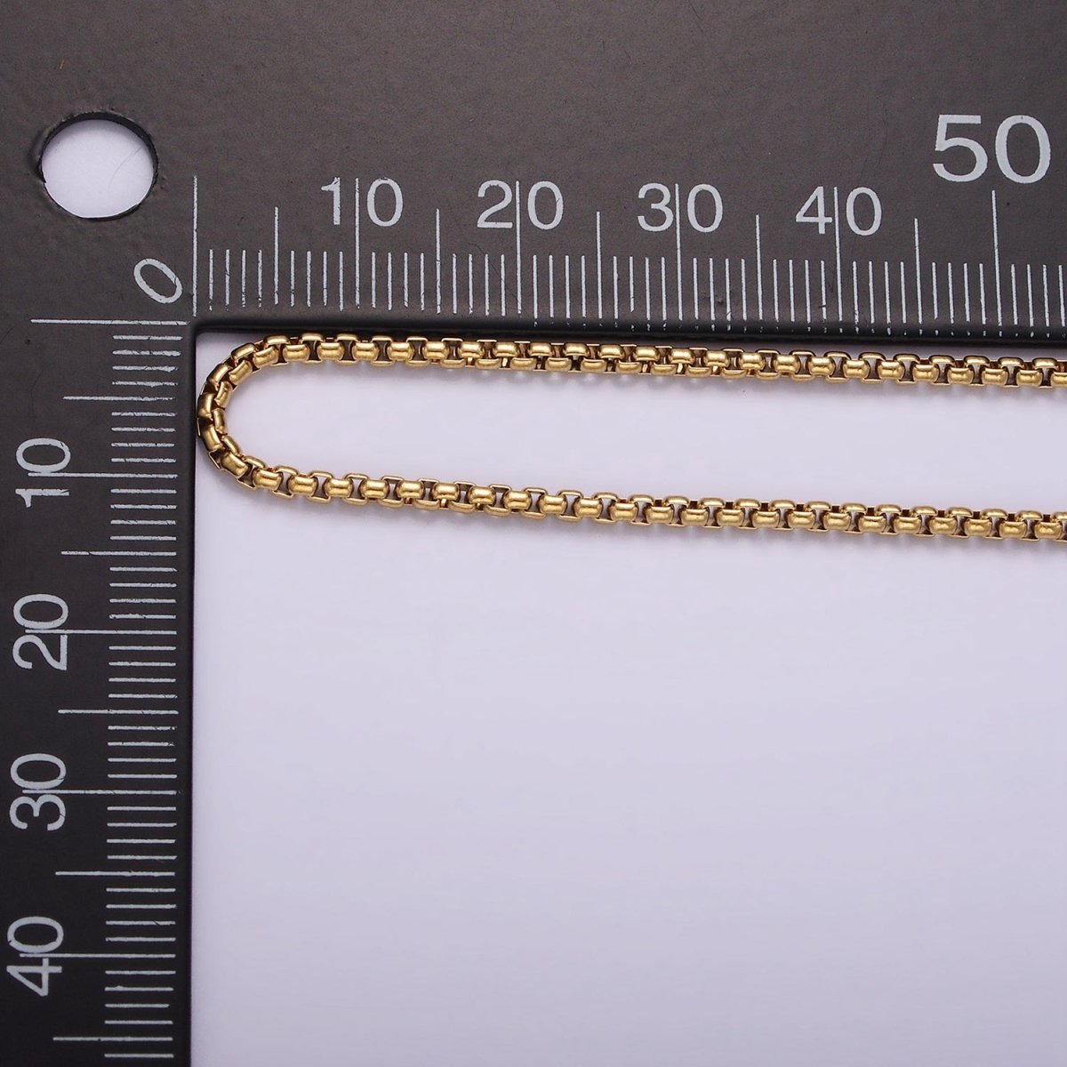 Stainless Steel 2mm Box Chain 18 Inch Necklace | WA-2370