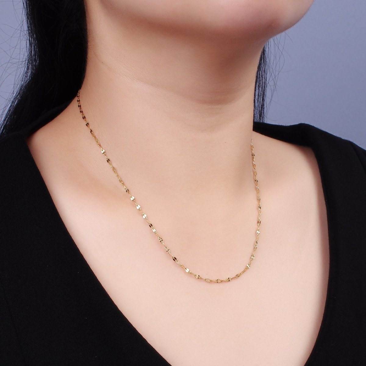 Stainless Steel 2mm Mariner Anchor 18 Inch Necklace | WA-2348 Clearance Pricing