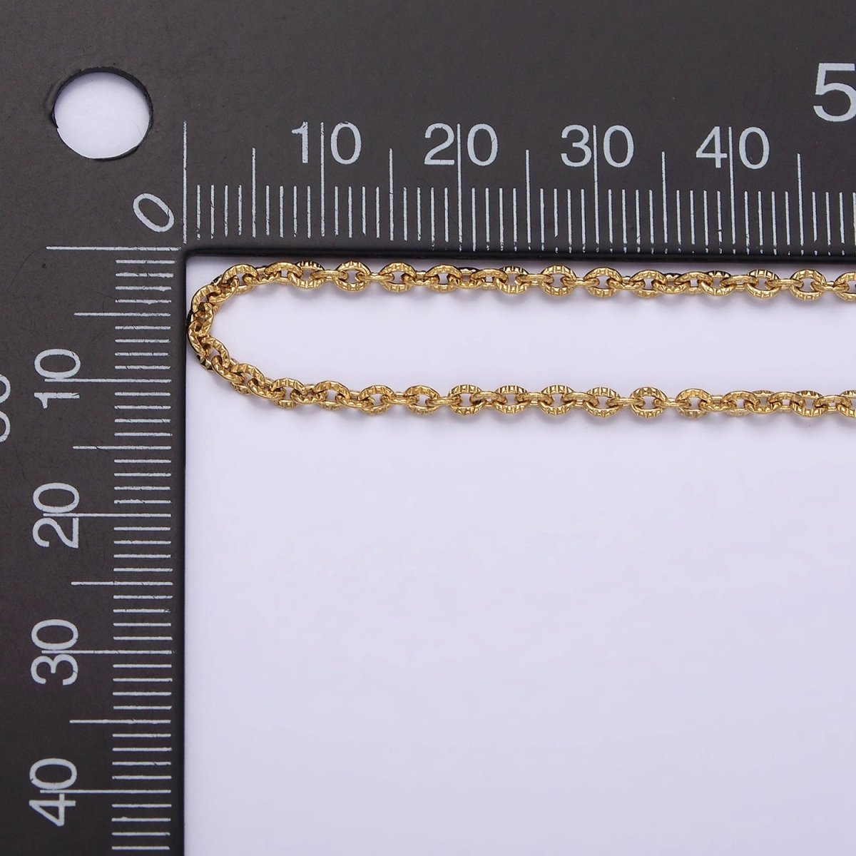 Stainless Steel 2mm Sunburst Cable 18 Inch Layering Chain Necklace in Gold & Silver | WA-1994 WA-2107 Clearance Pricing