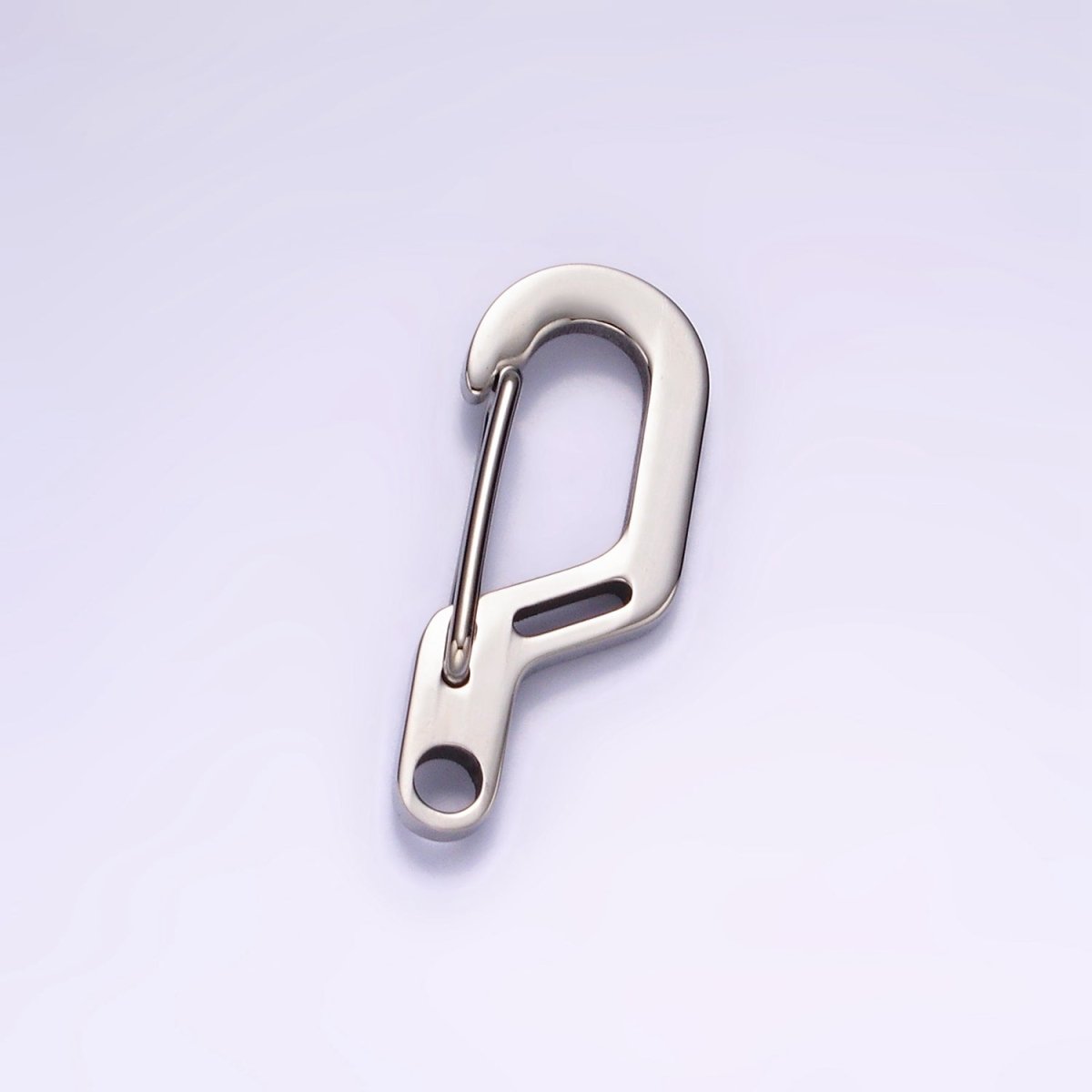 Stainless Steel 30mm Geometric Snap Hook Carabiner Jewelry Findings Supply | Z560
