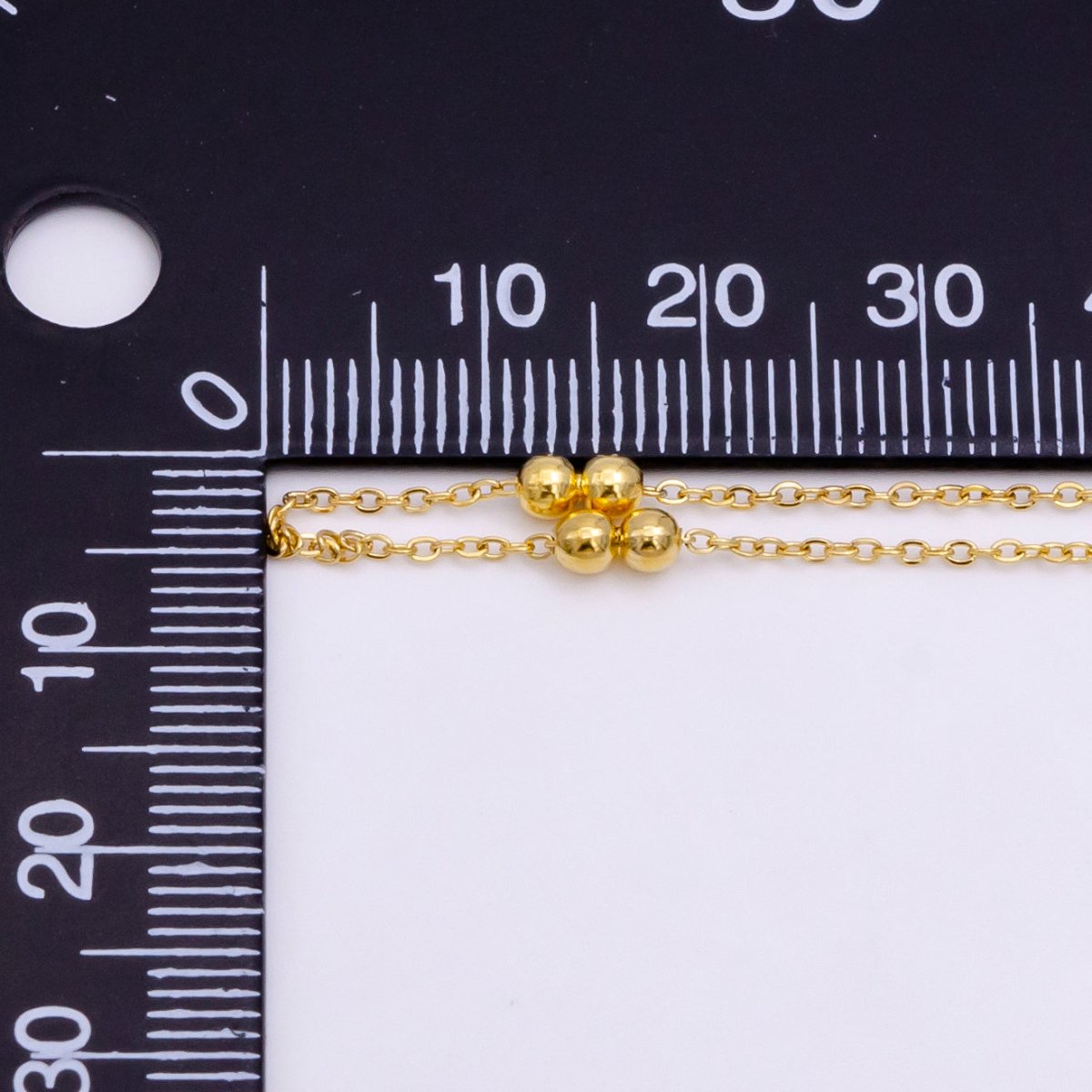 Stainless Steel 3mm Double Satellite Cable 18 Inch Layering Chain Necklace w. Extender | WA-2258 Clearance Pricing