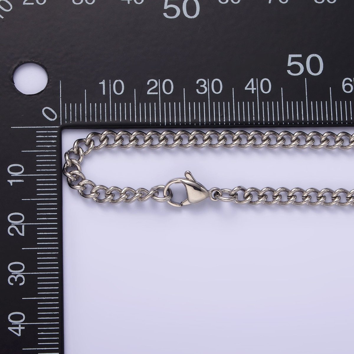 Stainless Steel Curb Chain Necklace 3.5mm Curb Chain Jewelry Making 18 inch Women Necklace | WA-2097 Clearance Pricing