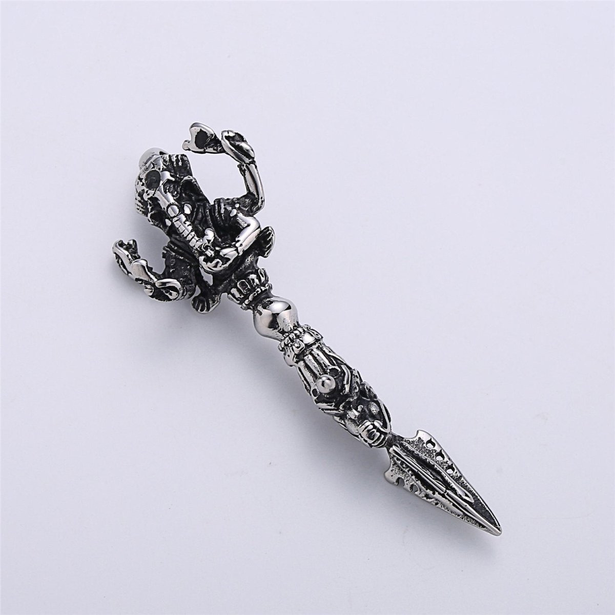 Stainless Steel Ganesha Charm India Buddhism Pendant Necklace for Men jewelry Making supply E-665