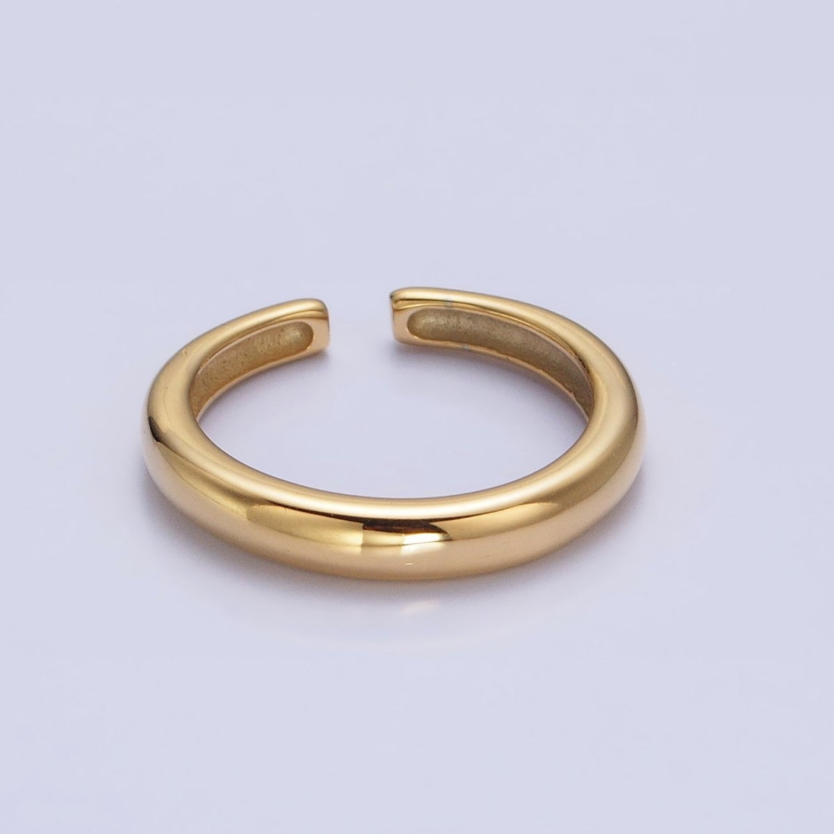 Stainless Steel Minimalist Thin Band Ring in Gold & Silver | O-1709~O-1716
