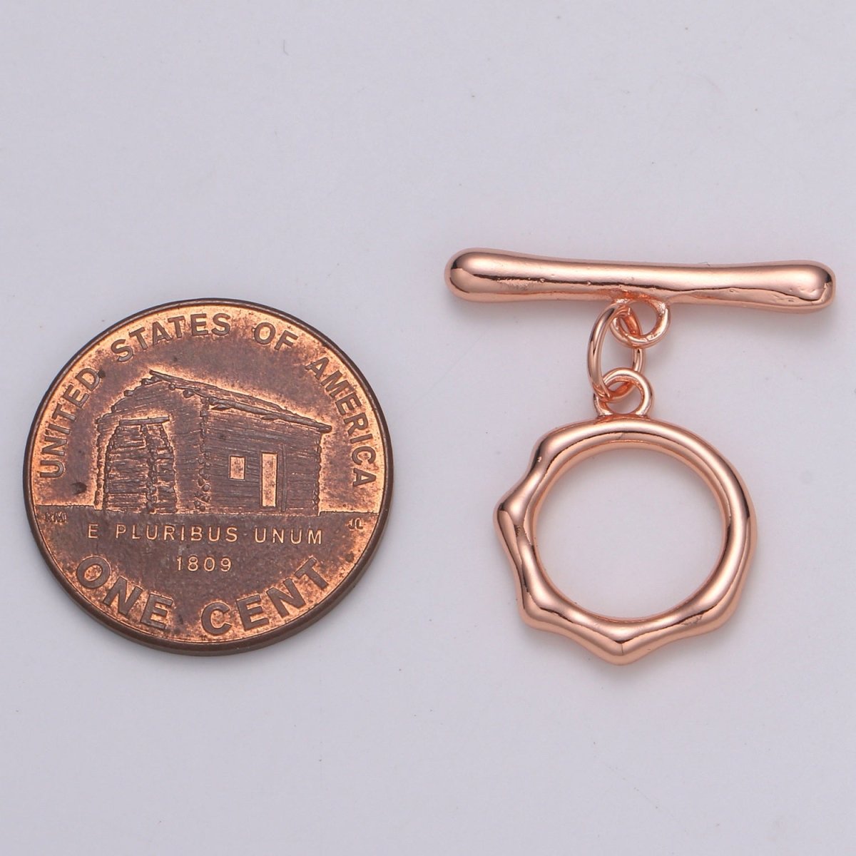 Toggle Clasp with jump ring chose color-Gold, Rose Gold Black, Silver OT Clasp for Jewelry Making Supply L-305~L-308