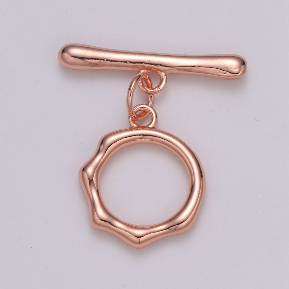 Toggle Clasp with jump ring chose color-Gold, Rose Gold Black, Silver OT Clasp for Jewelry Making Supply L-305~L-308