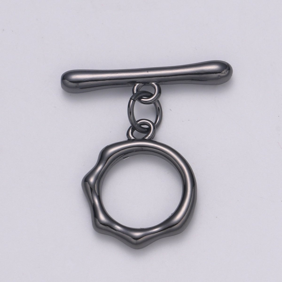 Toggle Clasp with jump ring chose color-Gold, Rose Gold Black, Silver OT Clasp for Jewelry Making Supply L-305~L-308