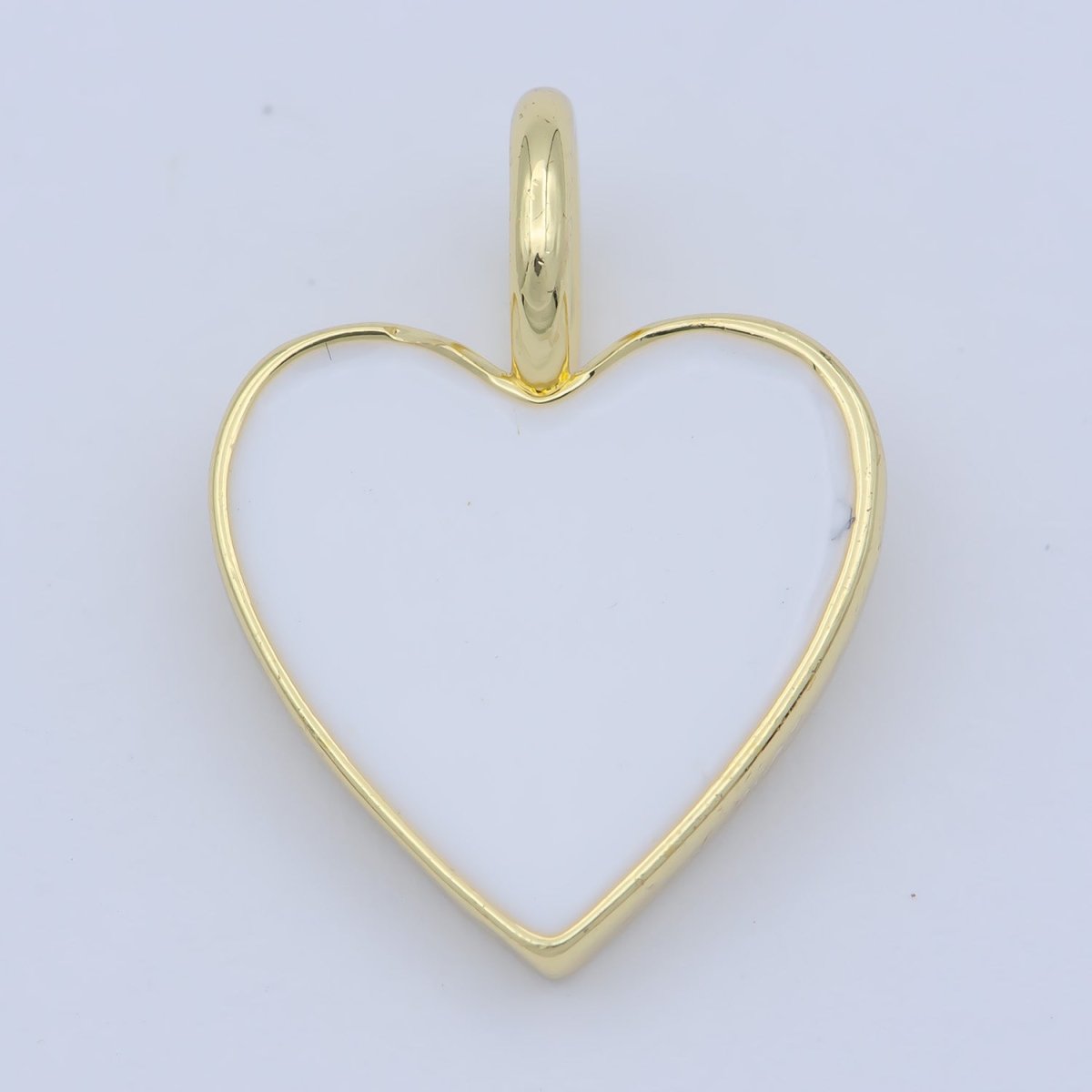 Various Color Enamel Heart Shape Gold Filled Pendants - J-888~J-895