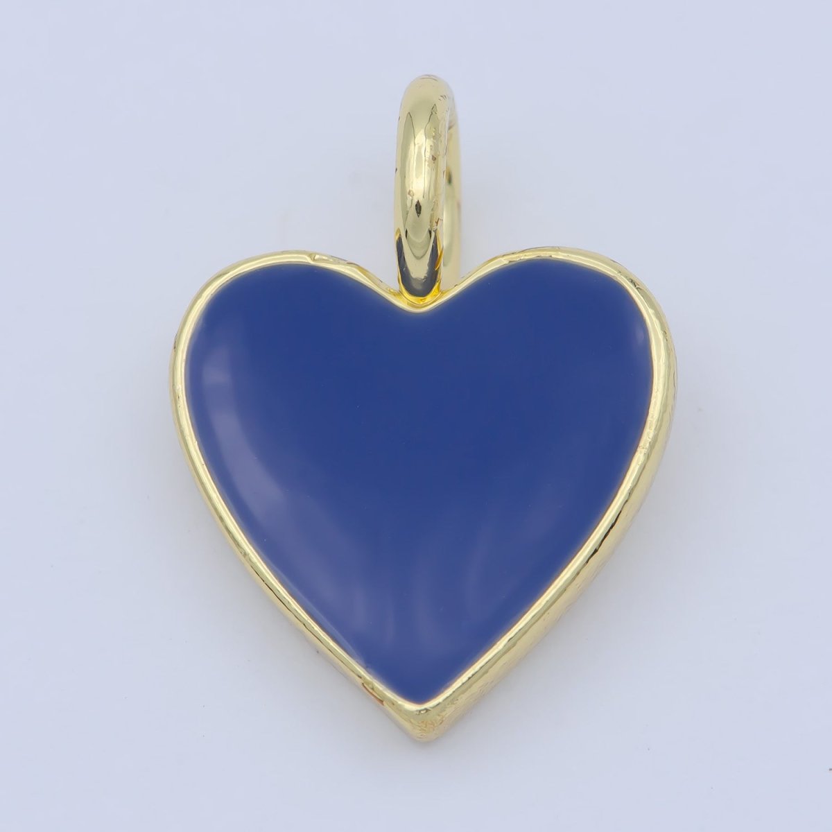 Various Color Enamel Heart Shape Gold Filled Pendants - J-888~J-895