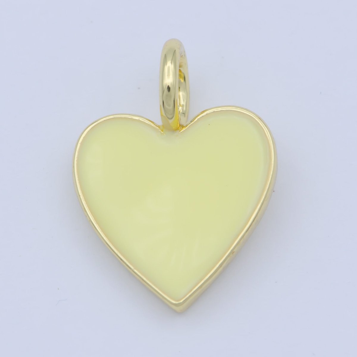 Various Color Enamel Heart Shape Gold Filled Pendants - J-888~J-895