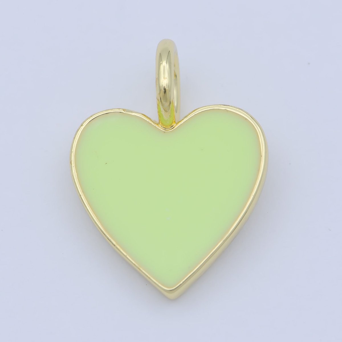 Various Color Enamel Heart Shape Gold Filled Pendants - J-888~J-895
