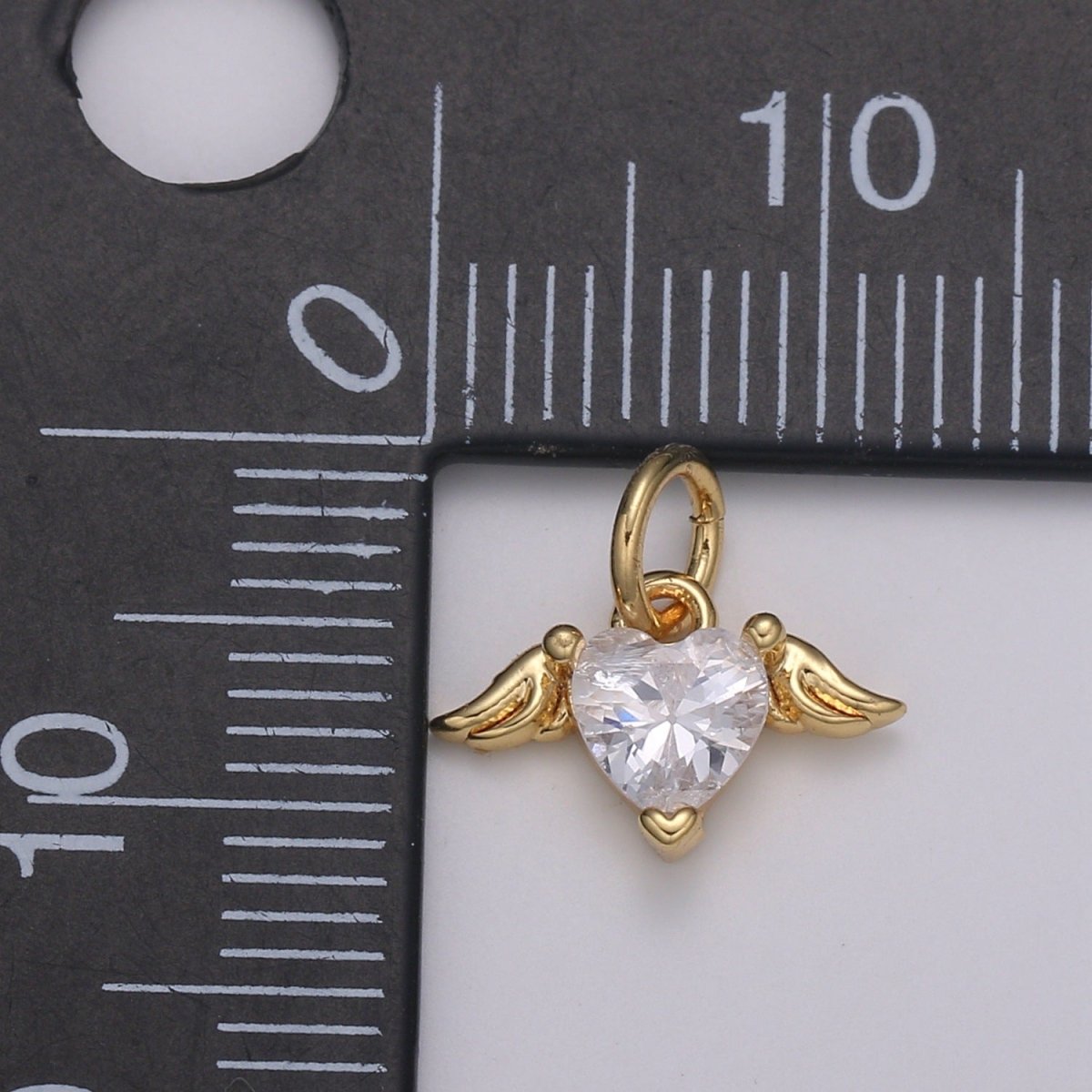 Venus 24K Gold Pendant,Solitaire CZ Heart Pendant ,Doves Cubic Mini Pendant, Aphrodite Dainty Bracelet Earring Necklace Charm E-186