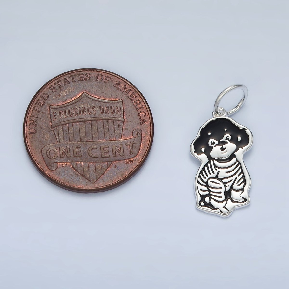 S925 Sterling Silver Puppy Dog Sweater Charm | SL-502