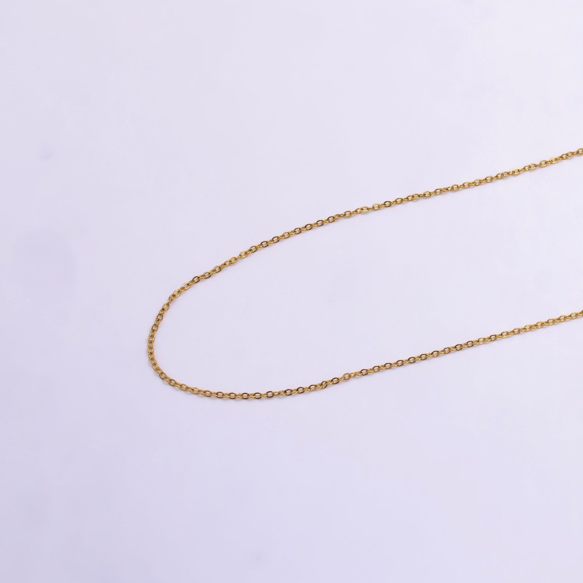 Stainless Steel 1mm Cable Chain 16 Inch Necklace w. Extender | WA-2450