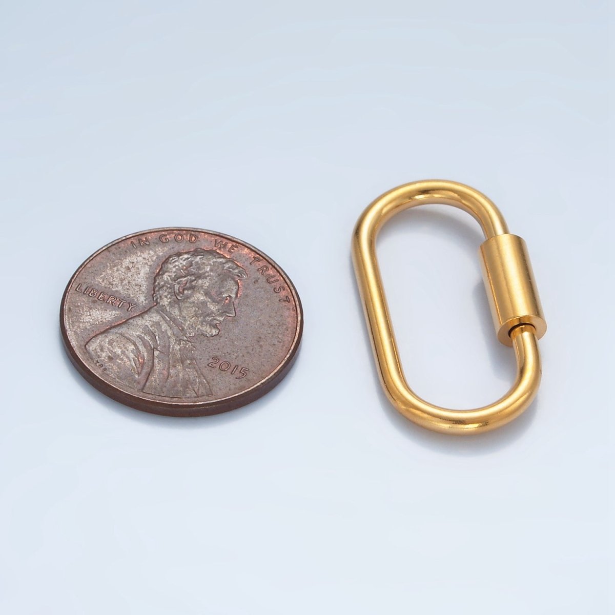 Stainless Steel 25mm Minimalist Carabiner Findings | Z978