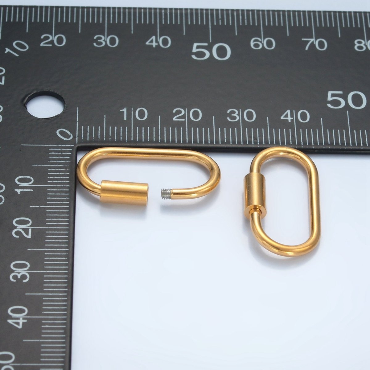 Stainless Steel 25mm Minimalist Carabiner Findings | Z978
