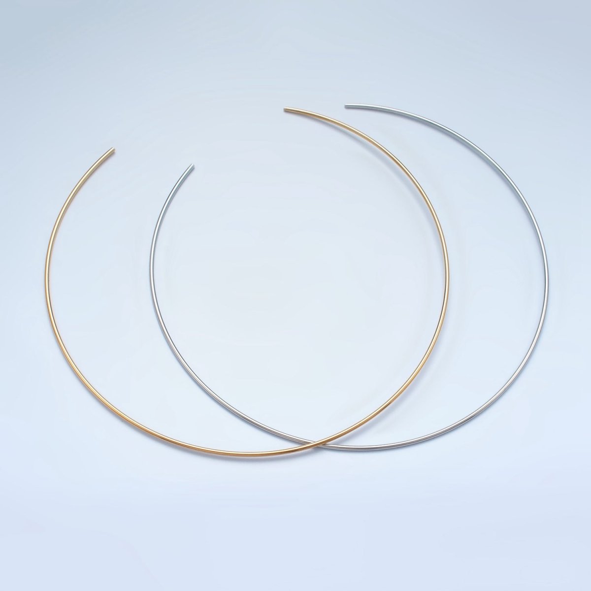 Stainless Steel Collar Necklace in Gold & Silver | WA-2620, WA-2621
