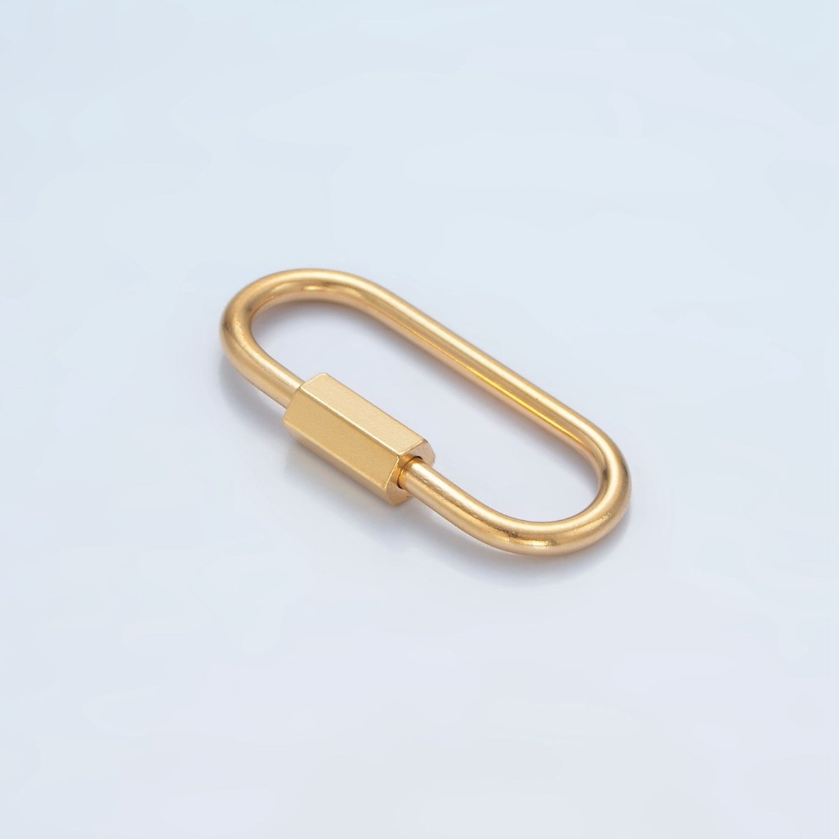 Stainless Steel 30mm Edged Carabiner Minimalist Findings | Z979