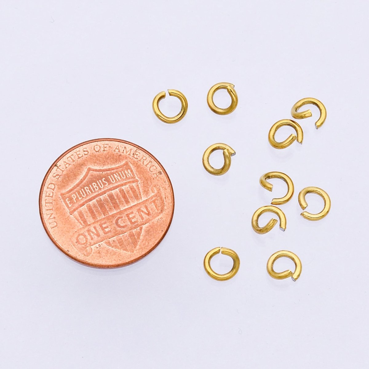 Stainless Steel 5mm Jump Ring Findings by 10 units Findings Set | Z956