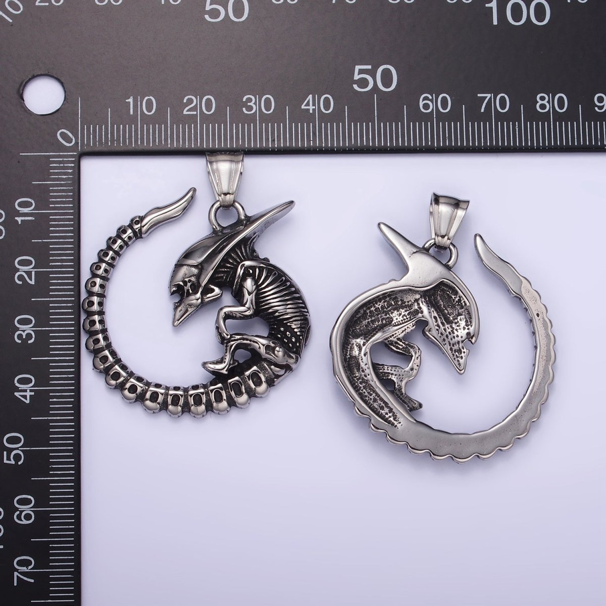 Stainless Steel Alien Charms Monster Pendant | P1443
