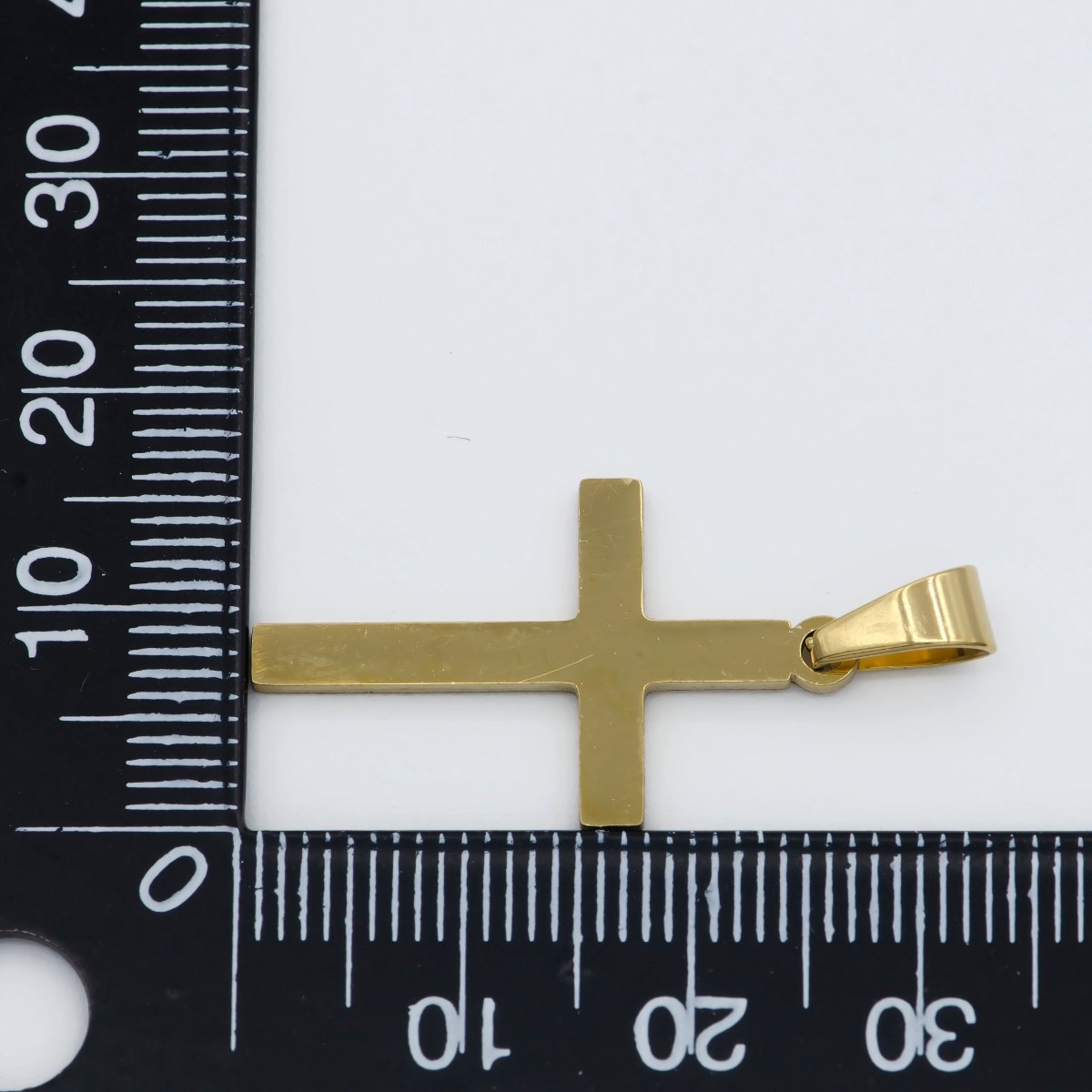 Stainless Steel Minimalist Cross Religious Symbol Pendant | P1462