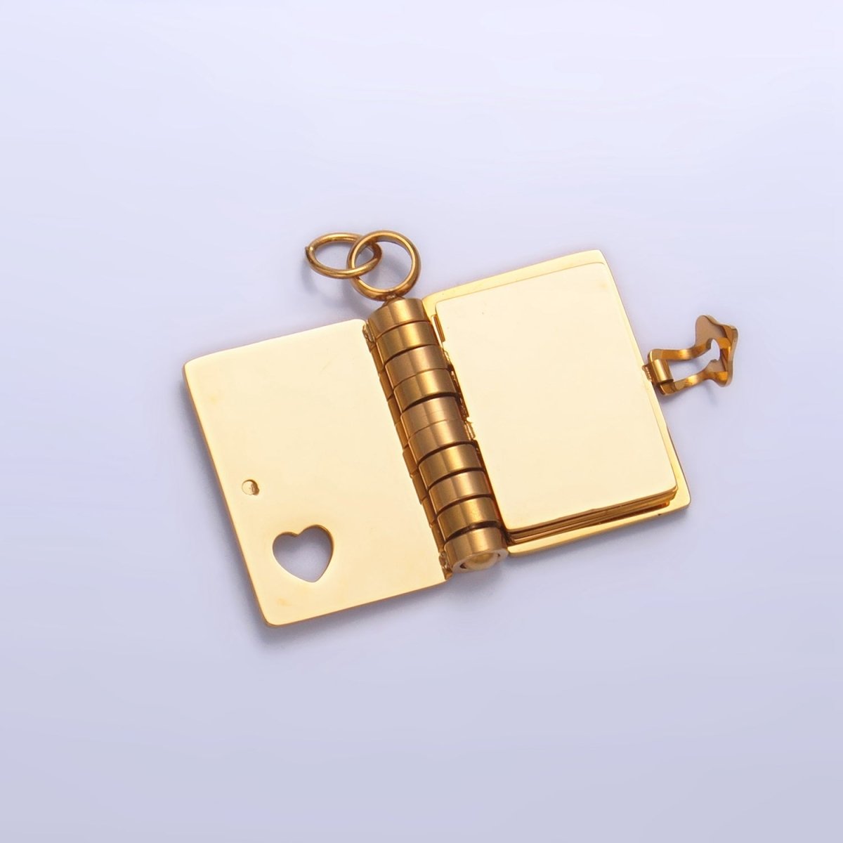 Stainless Steel Minimalist Journal Diary Interactive Charm | P1324