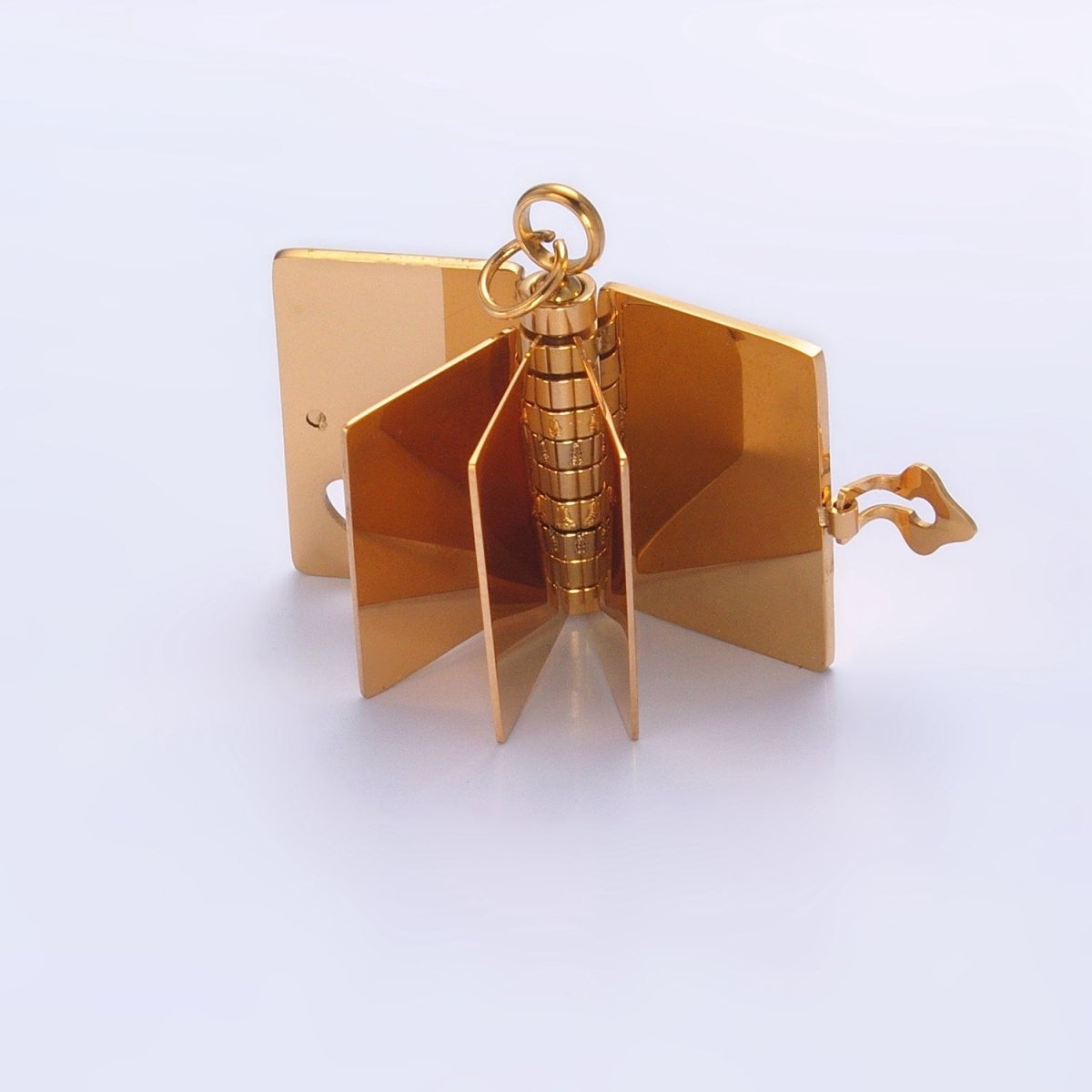 Stainless Steel Minimalist Journal Diary Interactive Charm | P1324