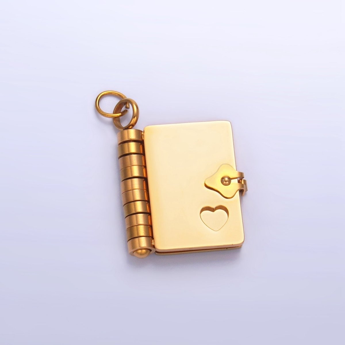 Stainless Steel Minimalist Journal Diary Interactive Charm | P1324
