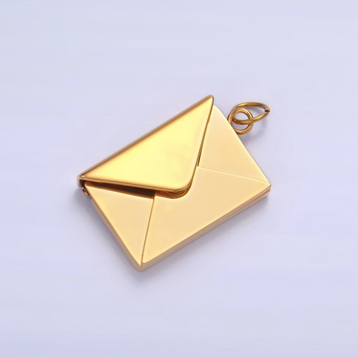 Stainless Steel Minimalist Letter Envelope Mail Interactive Magnetic Journal Charm Set | P1521