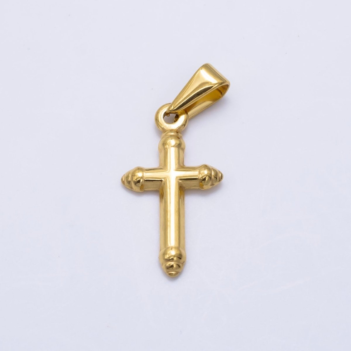 Stainless Steel Minimalist Religious Cross Pendant | P1290