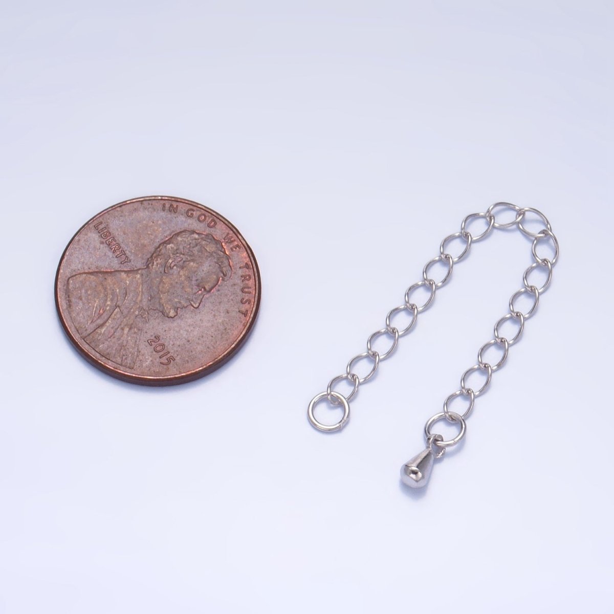 Sterling Silver S925 2.5 Inch Cable Chain Extender Minimalist Extender | SL-513